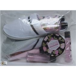 BAG OF ROSEWATER FOOT CREAM, FOOT WASH & PAIR