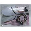 Image 1 : BAG OF ROSEWATER FOOT CREAM, FOOT WASH & PAIR