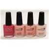 Image 1 : LOT OF 4 ASSORTED CND VINYLUX NAIL POLISH