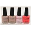 Image 1 : LOT OF 4 ASSORTED CND VINYLUX NAIL POLISH