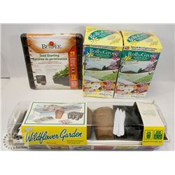 LOT OF 4 NEW SEED STARTER KITS.