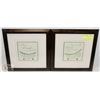 Image 1 : LOT OF TWO BATHROOM DECORE PRINTS