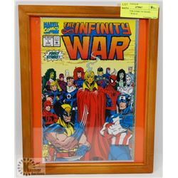 COLLECTOR COMIC IN FRAME - INFINITY WAR #1