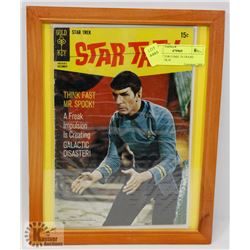 COLLECTOR COMIC IN FRAME - STAR TREK #2