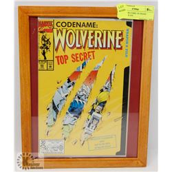 COLLECTOR COMIC IN FRAME - WOLVERINE #50