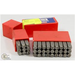 METAL STAMP SETS - LETTERS AND NUMBERS