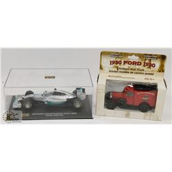 1930 FORD MAIL TRUCK IN BOX WITH LEWIS HAMILTON ME