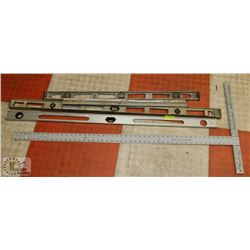 LOT OF VARIOUS LEVELS AND T-BARS