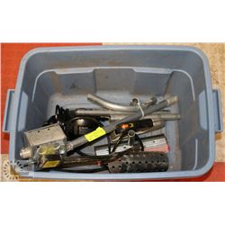LOT OF ASSORTED INCLUDING ELECTRICAL CONDUIT,