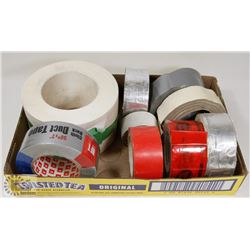 FLAT OF VARIOUS TAPES