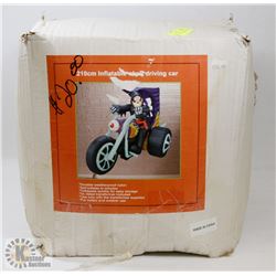 INFLATABLE SKULL DRIVING CAR