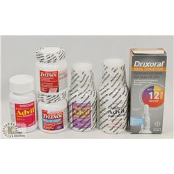 BAG OF ASSORTED PAIN MEDICINE