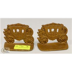 VINTAGE CAST BOOK ENDS DOOR STOP