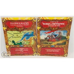 SET OF 2 GREY HAWK 1983