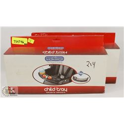 LOT OF 2 PEG-PEREGO CHILD TRAY