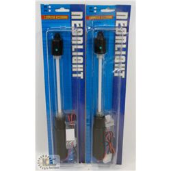 NEW - 2 GREEN NEON LIGHT COMPUTER ACCESSORY