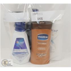 BAG OF MIXED PRODUCT INCLUDING MOUTH WASH,