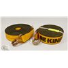 Image 1 : LOT OF TWO 2" TIE DOWN STRAPS