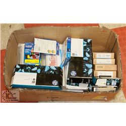 BOX OF MISC PRINTER INK