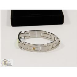 BIG BRAND STAINLESS STEEL W/ 18K YELLOW SOLID GOLD