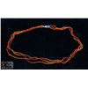 Image 1 : 100) STERLING SILVER CLASP GEMSTONE NECKLACE