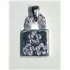 Image 1 : 36) STERLING SILVER AMETHYST PENDANT