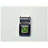 Image 1 : 62) STERLING SILVER PERIDOT PENDANT