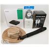 Image 1 : BOX INCL COFFEE PRESS, OIL DIFFUSER, SUN HAT,