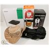 Image 1 : BOX INCL COFFEE PRESS, OIL DIFFUSER, SUN HAT,