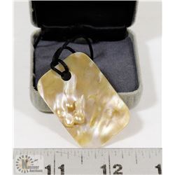 MOTHER OF PEARL PENDANT.