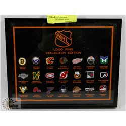 VINTAGE NHL LOGO PINS COLLECTOR EDITION WITH