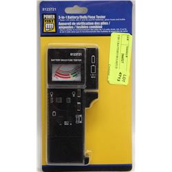 3 IN 1 BATTERY/BULB/FUSE TESTER