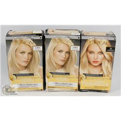 THREE PACKS OF LOREAL PAIR HAIR COLOUR