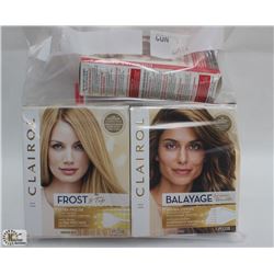 BAG OF ASSORTED HAIR DYE