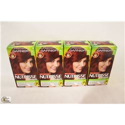 BAG OF ASSORTED GARNIER HAIR DYE