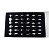 Image 1 : 5)  LOT OF 36 ASSORTED FASHION RINGS