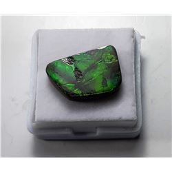 16)  GREEN FIRE AMMOLITE GEMSTONE