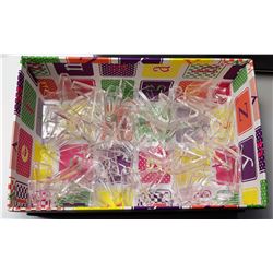 9)  LOT OF 35 ACRYLIC COIN DISPLAY STANDS