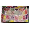 Image 1 : 9)  LOT OF 35 ACRYLIC COIN DISPLAY STANDS