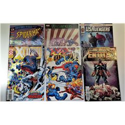 20)  LOT OF 6 VINTAGE MARVEL COMICS