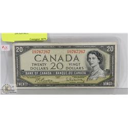 1954 CANADA $20 BILL