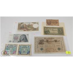 LARGE BUNDLE OF FOREIGN CURRENCY