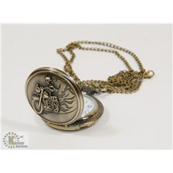 NEW MOTORCYCLE POCKET WATCH