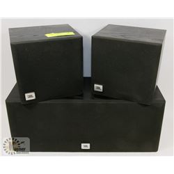 LOT OF 3 JBL SPEAKERS.