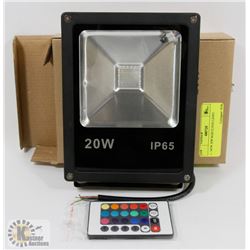 1 - NEW 20W RGB FLOOD LIGHT