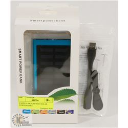 2-NEW SLIM 20,000 MAH SOLAR POWER BANKS