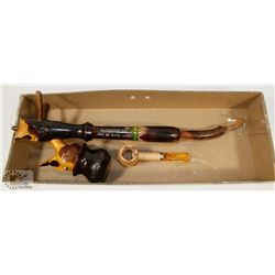 HANDCARVED FOLKART PIPE