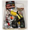 Image 1 : BOX W/3 FISHING REELS AND NEW TACKLE &