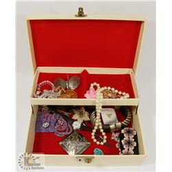 ESTATE JEWELRY BOX FULL