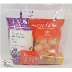 BAG OF ASSORTED CALGON BATH PRODUCTS